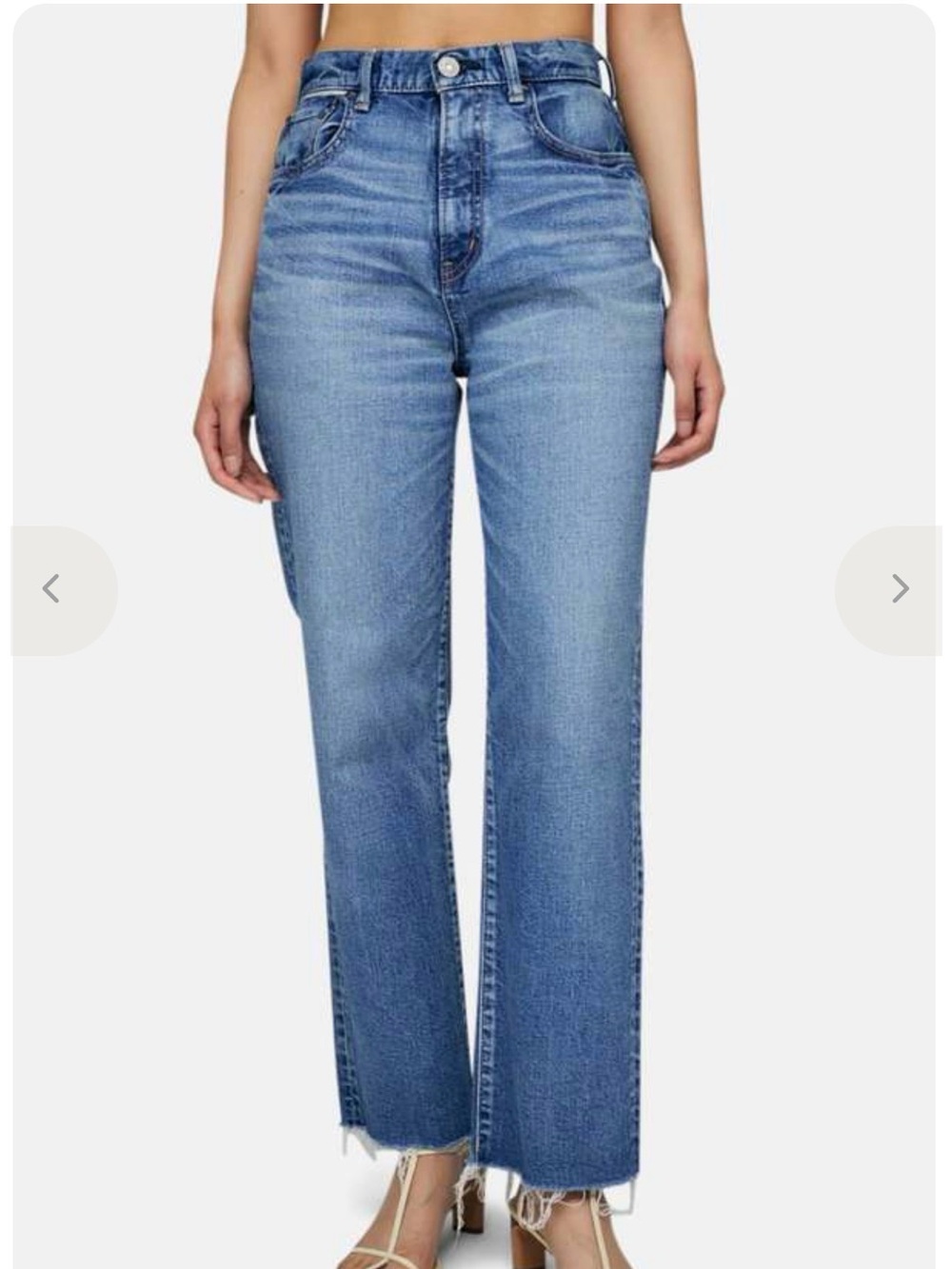Moussy Evelyn Cropped Straight Hi Jean